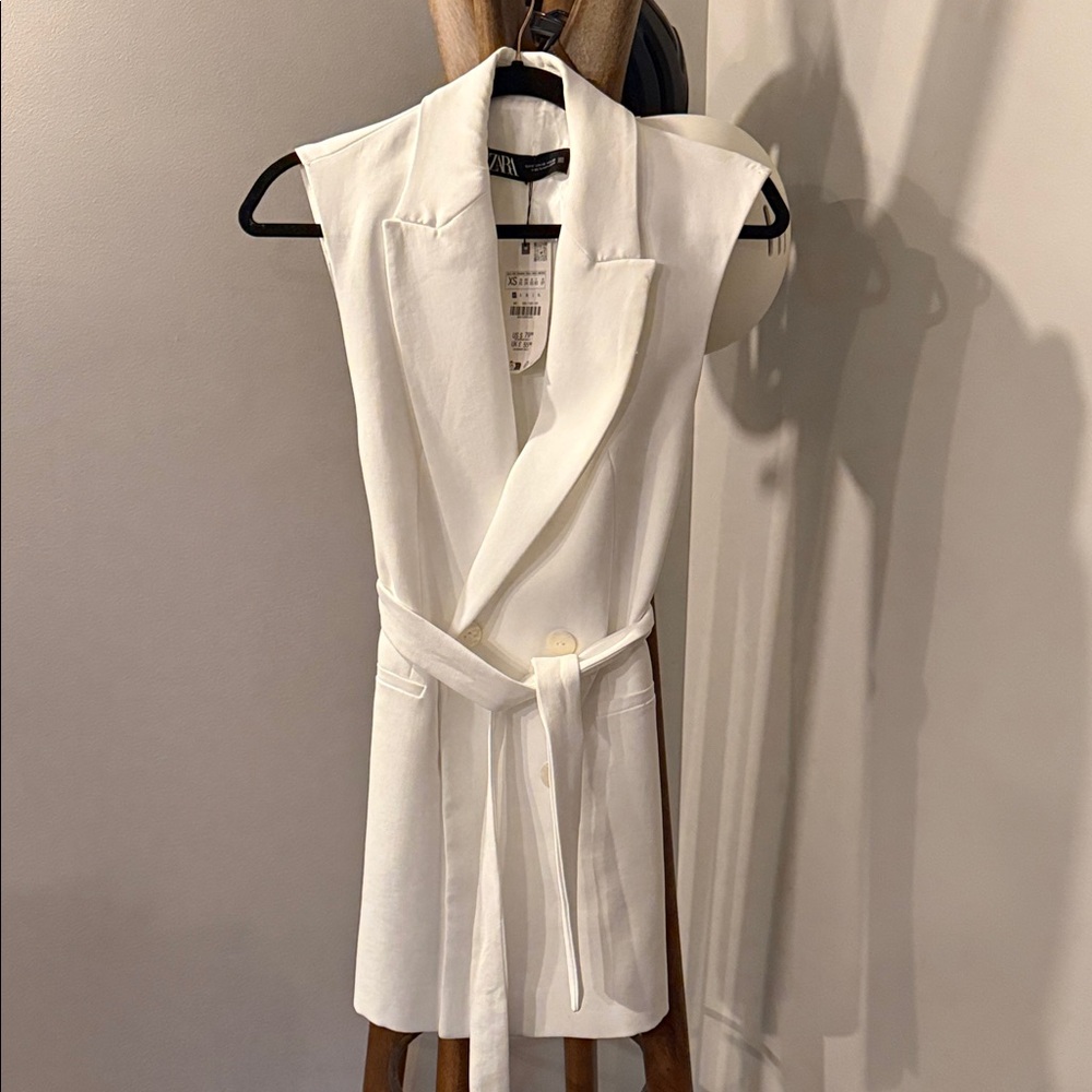 Zara White Mini Dress